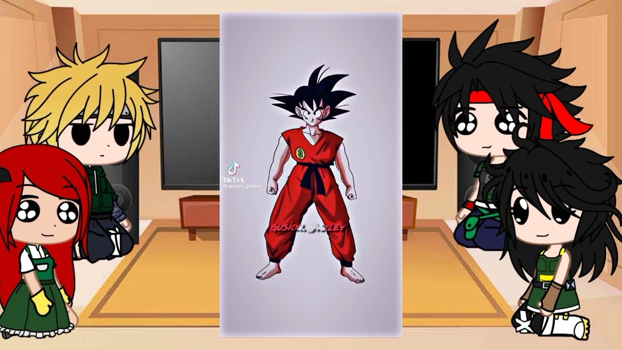 los papas de goku y naruto reacciona a ellos