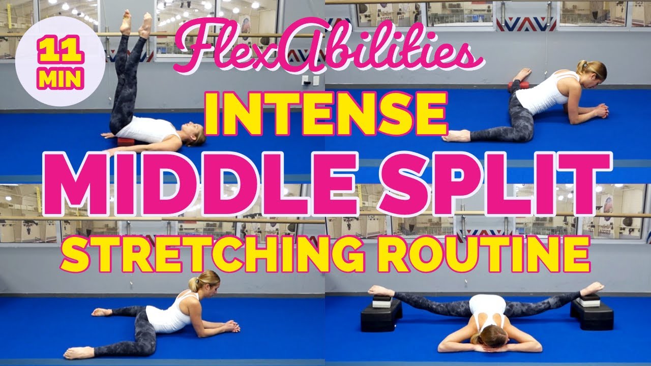 Intense MIDDLE SPLIT Stretching Routine | FlexAbilities