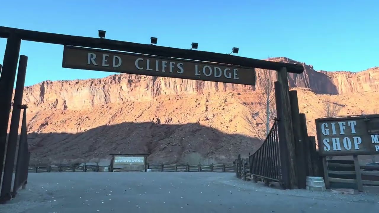 Driving to Red Cliffs Lodge from Moab on 128, a very scenic route. 