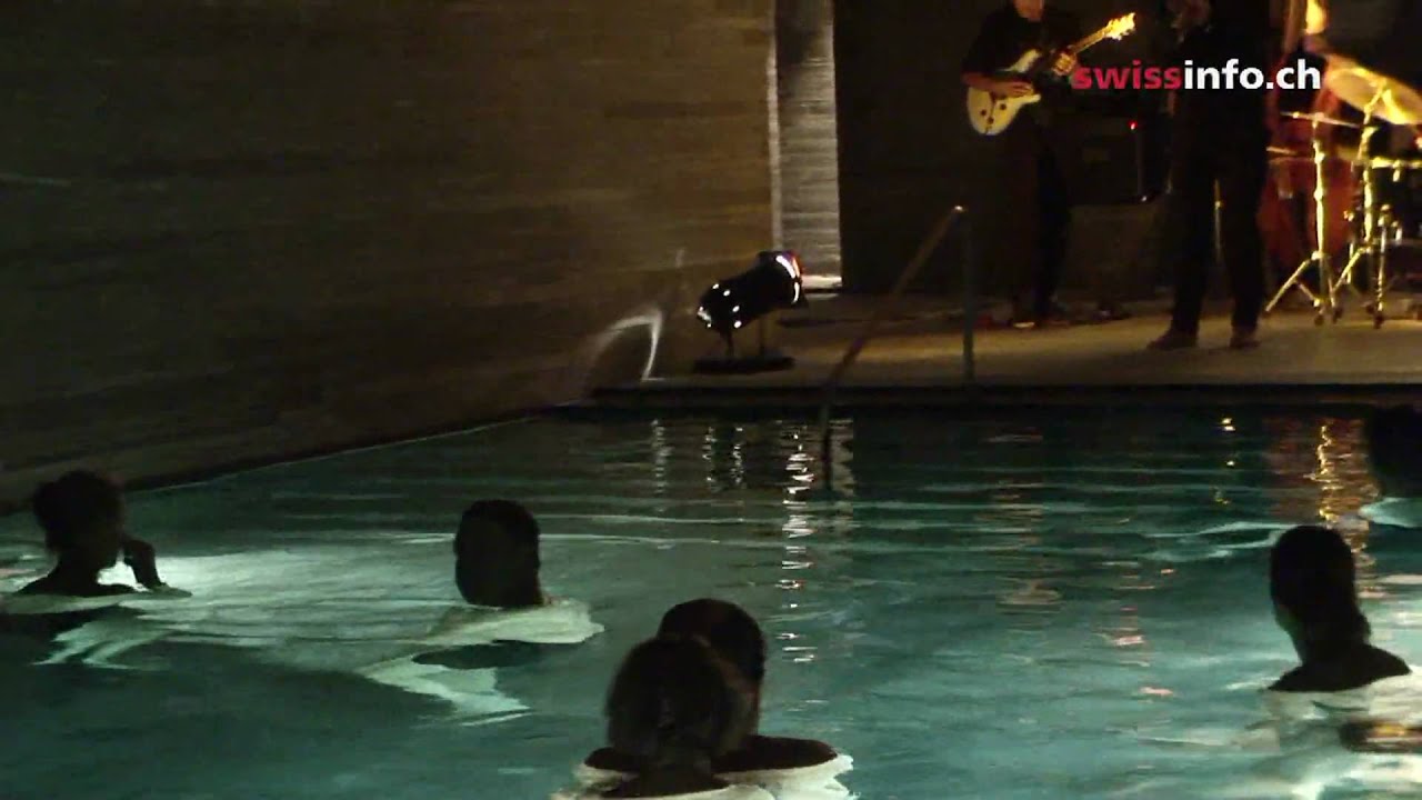 A concert inside Peter Zumthor's Vals thermal baths