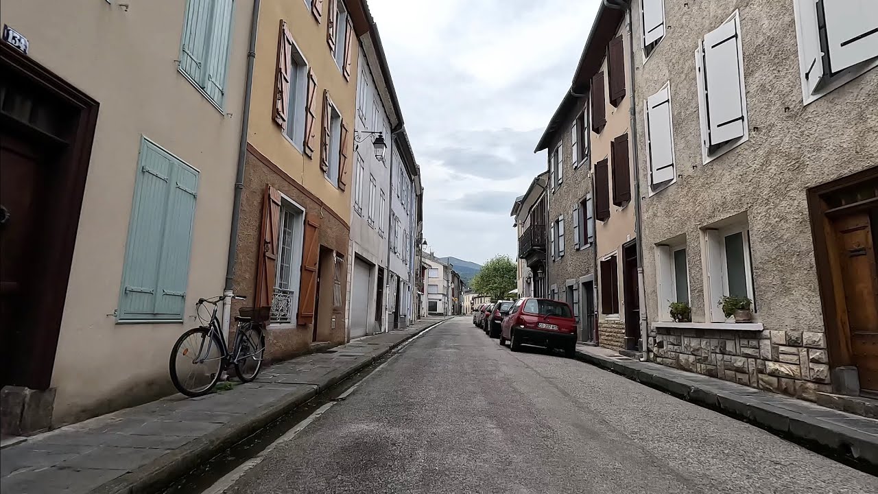 Le village de Saurat (Ariège)