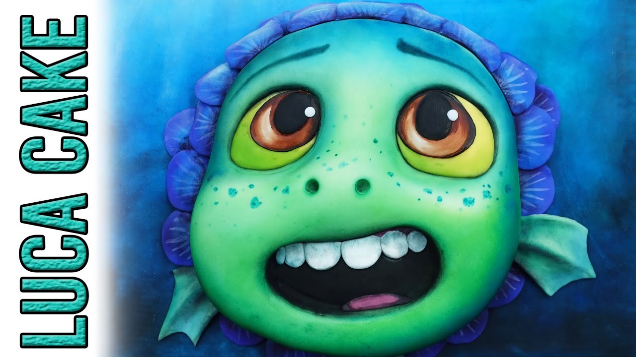 Luca Face Cake Amazing Disney Birthday Cakes