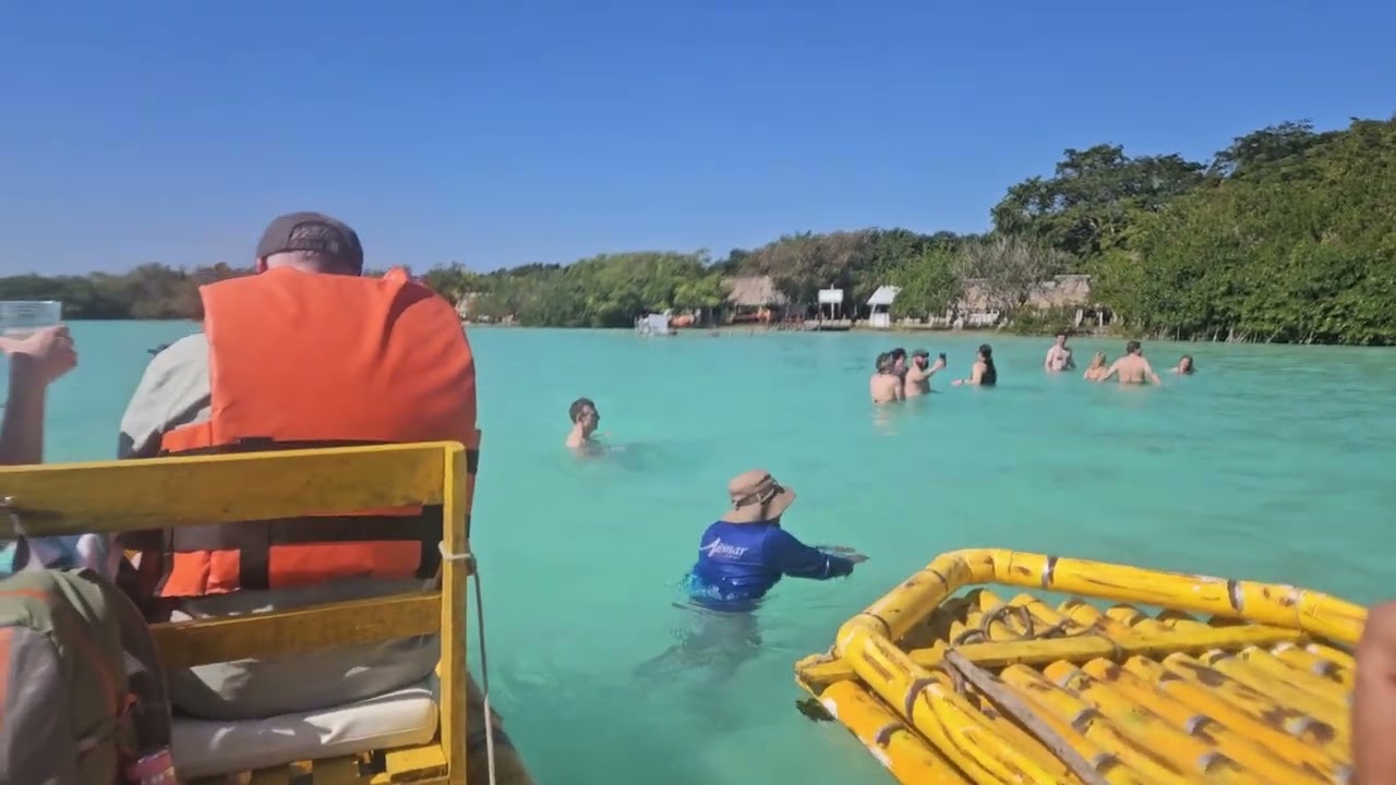 Nateland at Sea Cruise 2026: Swimming the Bacalar Seven Colors Lagoon