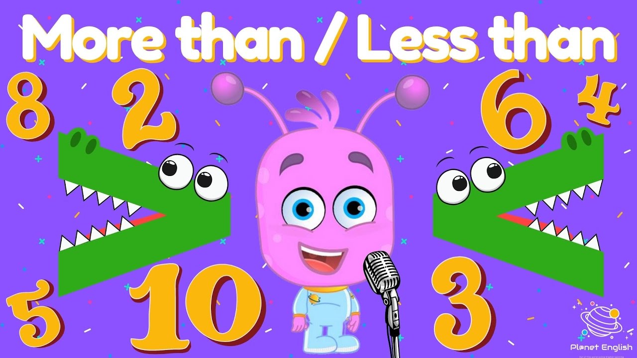 More Than Less Than Crocodiles | Sing Along Song