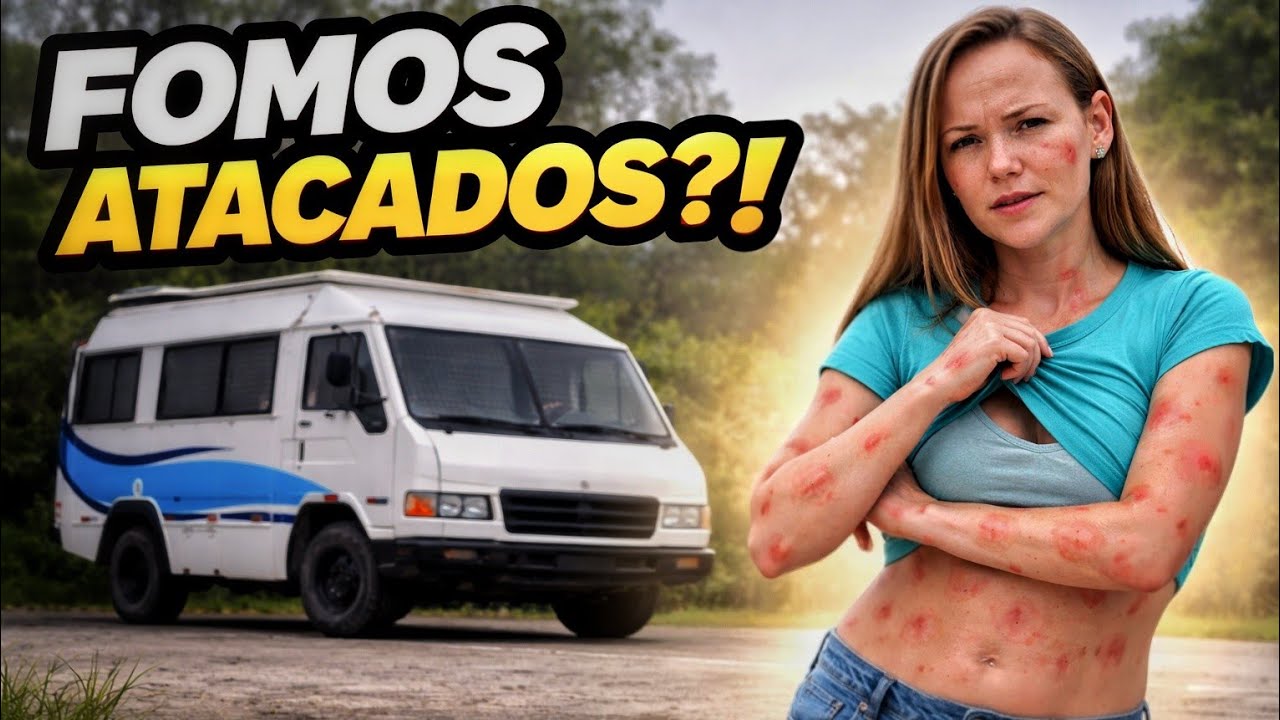FOMOS ATACADOS DORMINDO NO MOTORHOME 😳