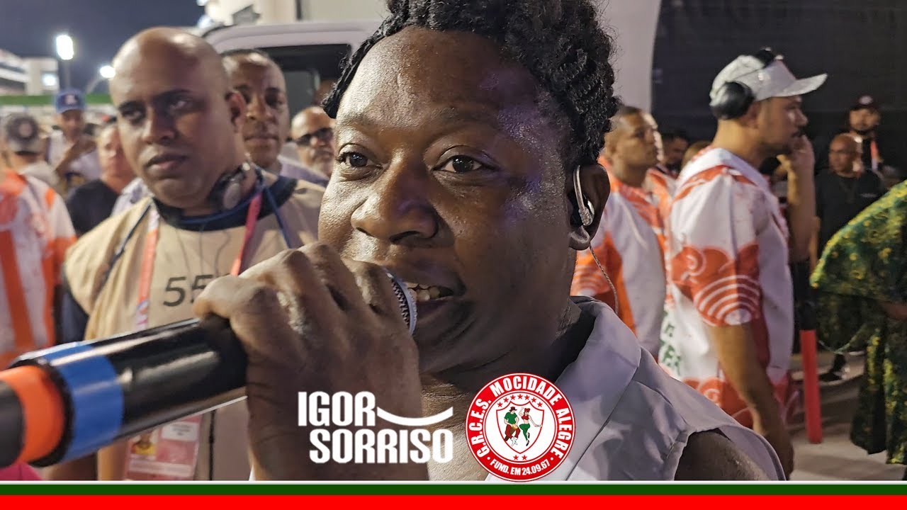 Mocidade Alegre 2023 | Hino ao Pavilhão no esquenta do desfile das campeãs