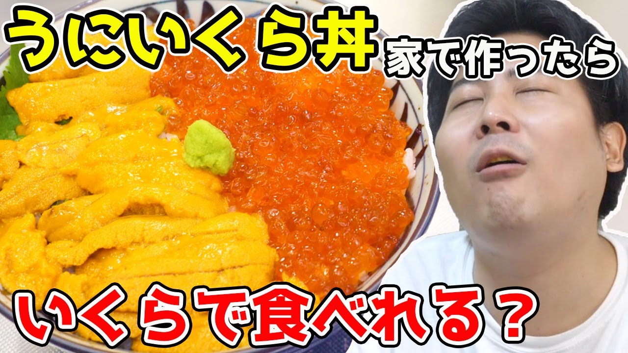 家で【うにいくら丼】作ったら&rdquo;激安&rdquo;で食べれるんじゃね？