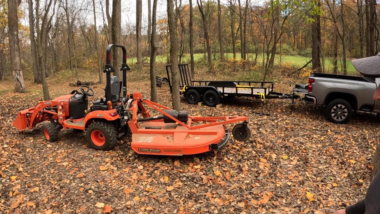 Сможет ли Kubota BX справиться с этим 60-дюймовым кустарником!?!