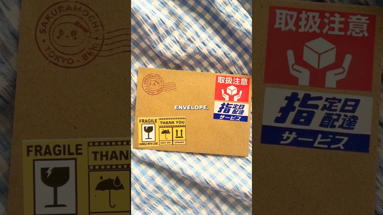 Why I made this envelope look like a dirty cardboard box 📦💌 