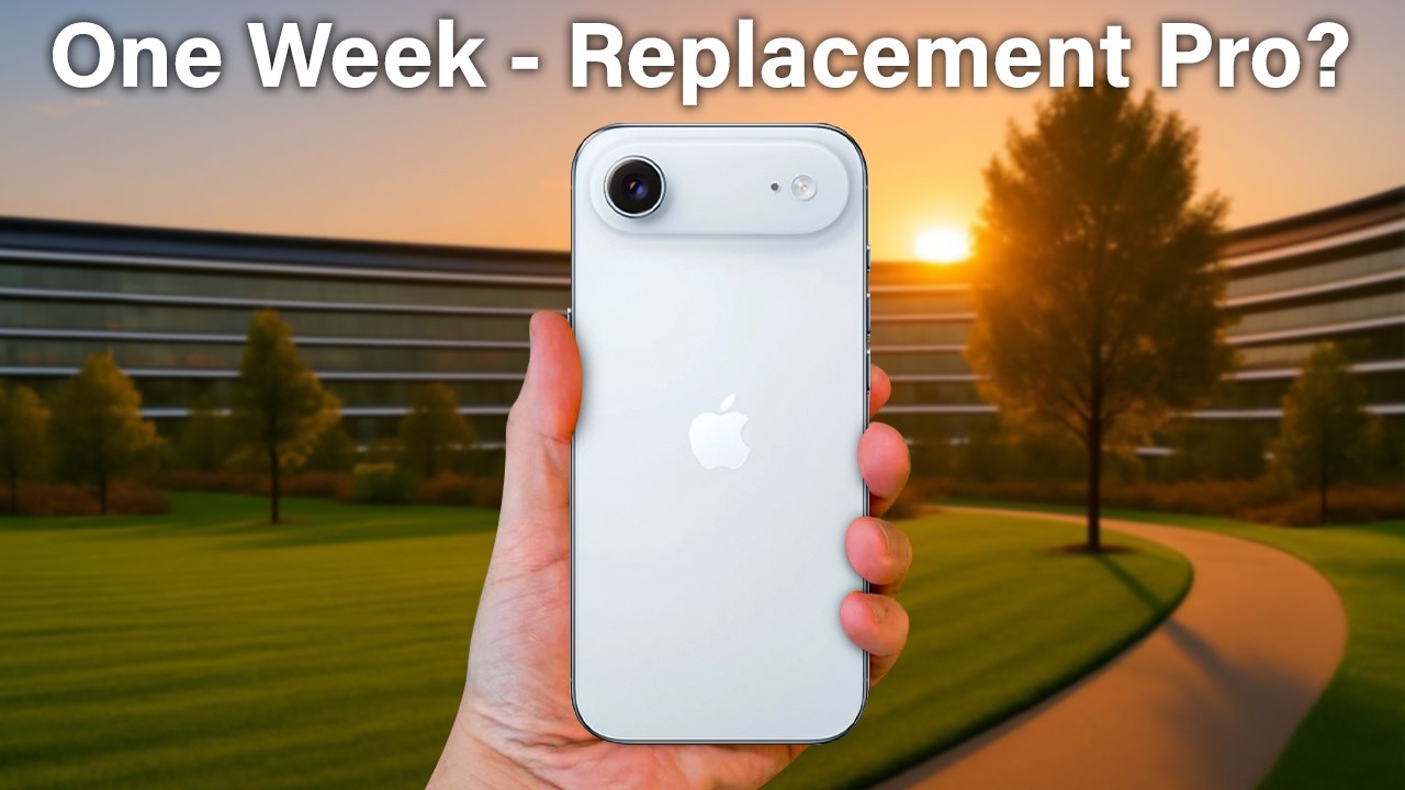 iPhone Air 1 WEEK Review &mdash; Can it Replace an iPhone 17 Pro Max?