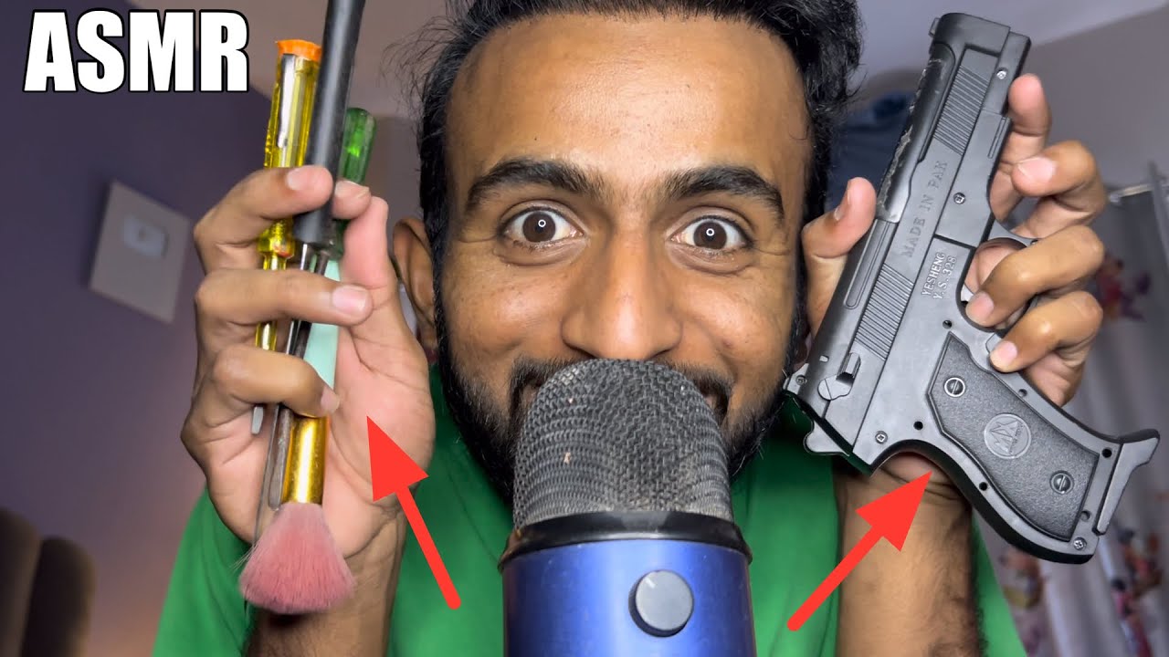 ASMR ￼|*INSANE GUN SOUNDS* For SLEEP And Relaxation Whispers Tapping Soothing Triggers Repair 🧑&zwj;🔧 