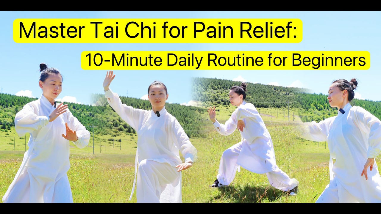 10 minutes of Tai Chi, correcting poor posture: rounded shoulders, hunchback, neck extension forward
