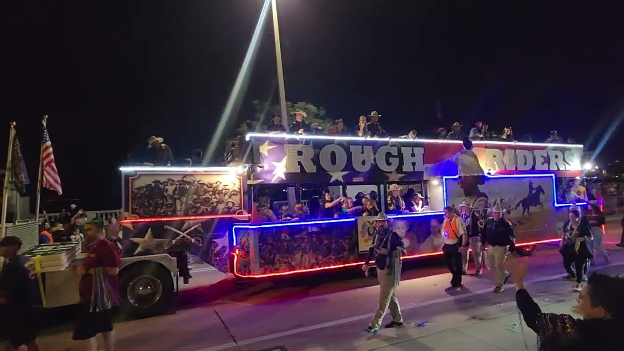 TAMPA ROUGH RIDERS AT 2025 GASPARILLA PARADE - TAMPA FL, USA - 1st  U.S. Volunteer Cavalry Regiment