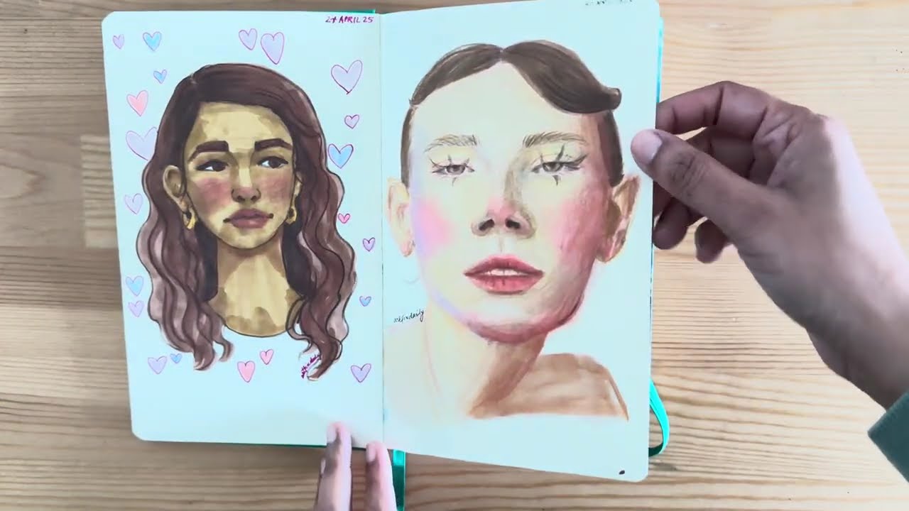 Yet another finished sketchbook tour!