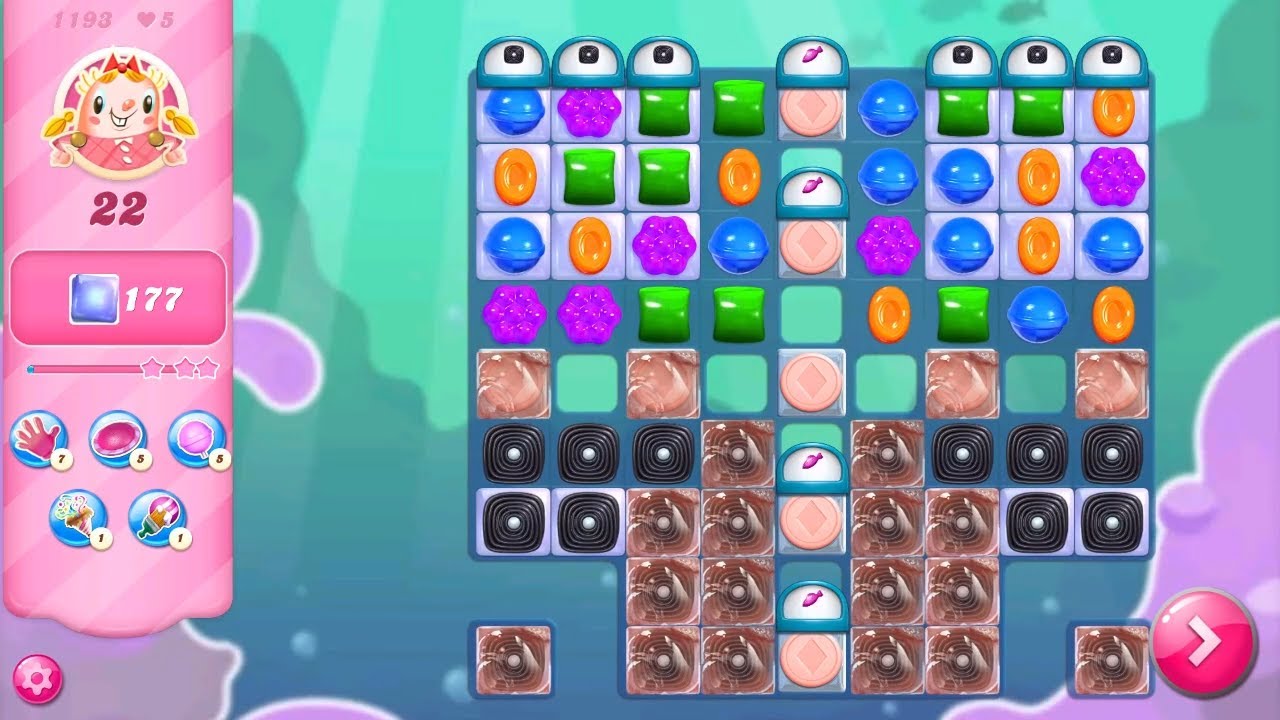 Candy Crush Saga LEVEL 1193 NO BOOSTERS (new version)🔄✅