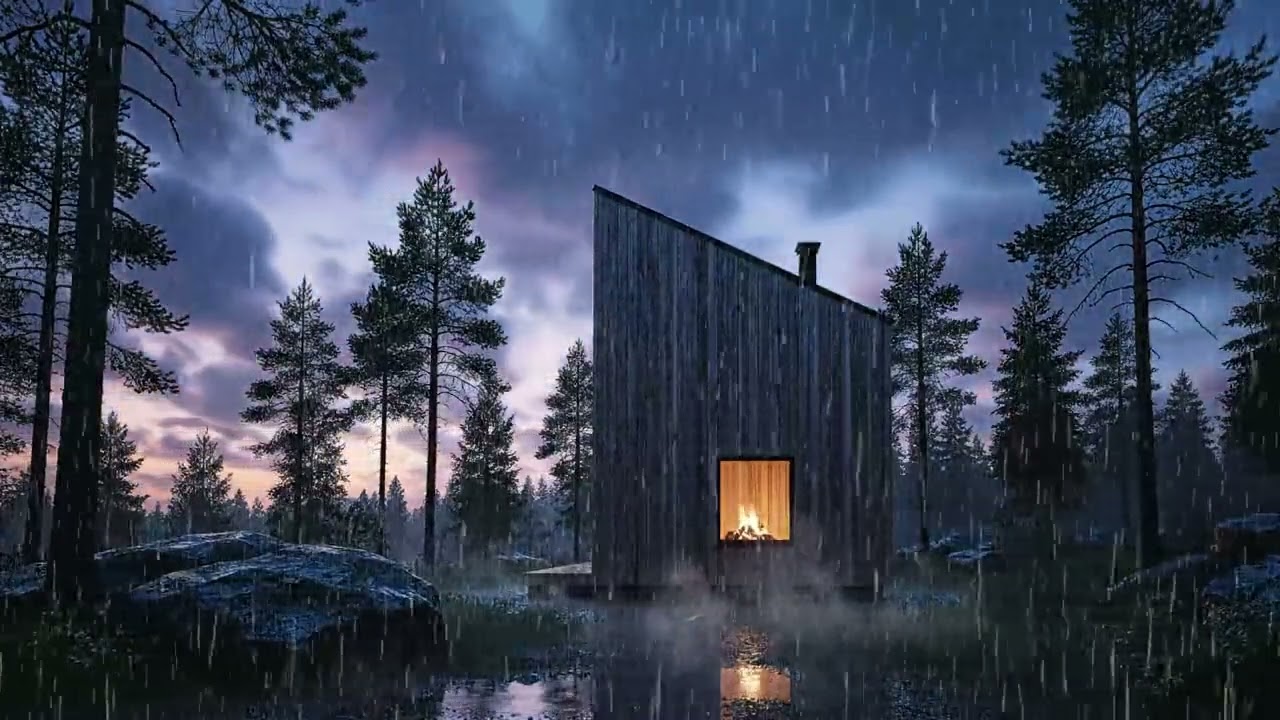 Tin Roof Rain ASMR ⛈️ No Ads Heavy Rain Sounds for Severe Insomnia