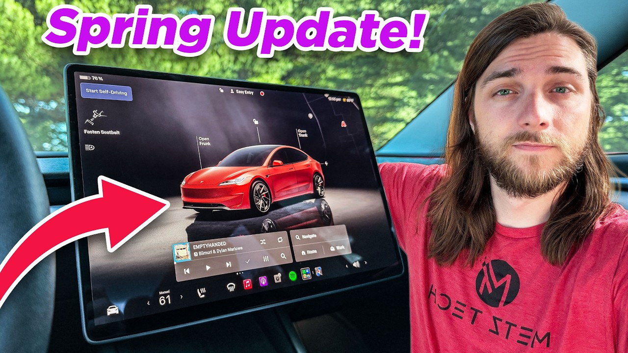 Наконец-то вышло весеннее обновление Tesla! *ВСЕ НОВЫЕ ФУНКЦИИ*