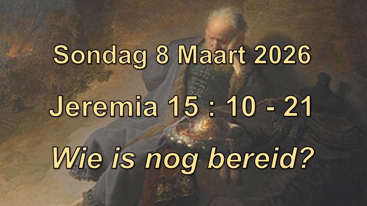 Sondag 8 Maart 2026