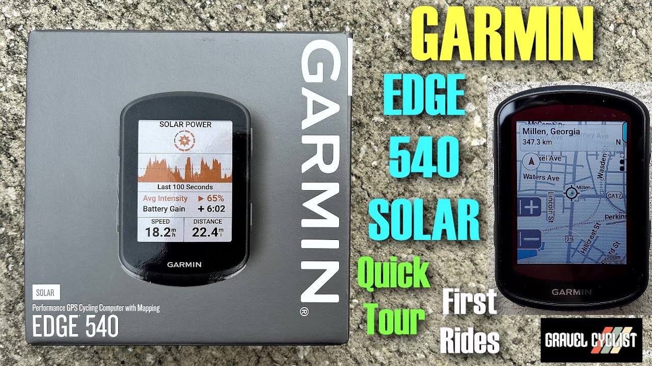GARMIN EDGE 540 SOLAR: краткий обзор и первые впечатления