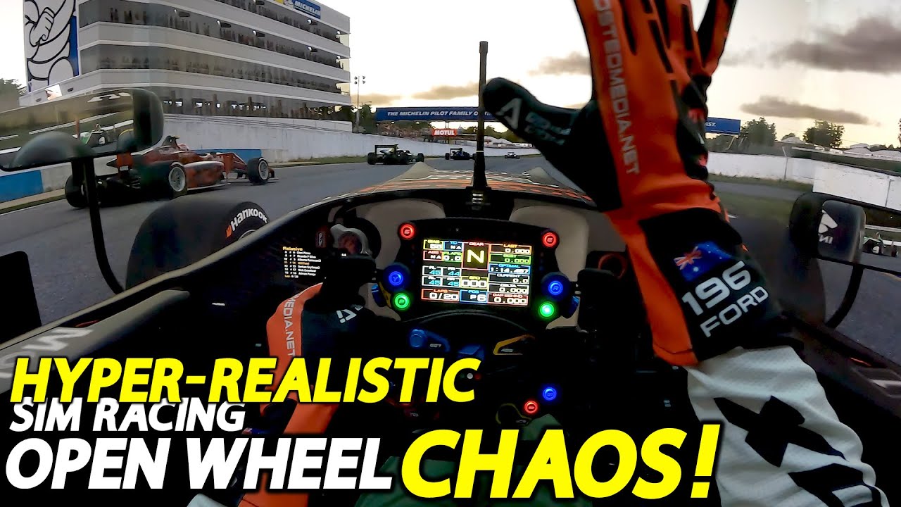 OPEN WHEEL CHAOS in Road Atlanta - HYPER-REALISTIC SIM RACING