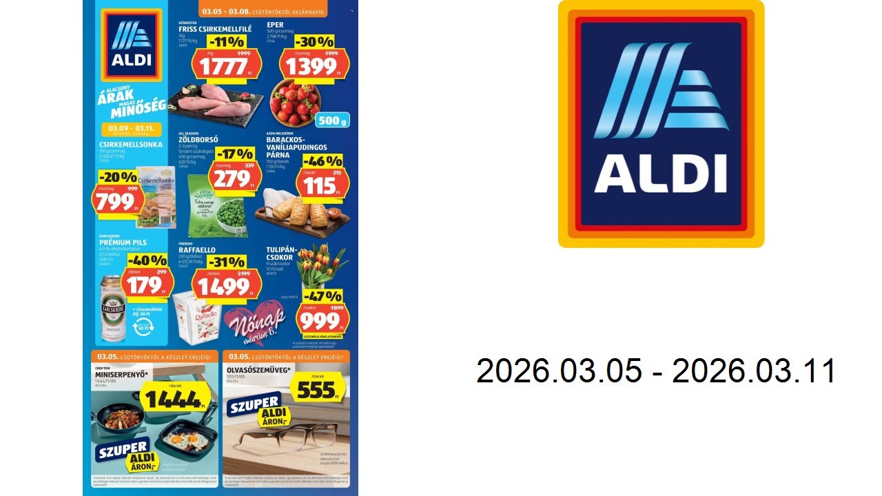 Aldi akciós újság - 2026.03.05 - 2026.03.11