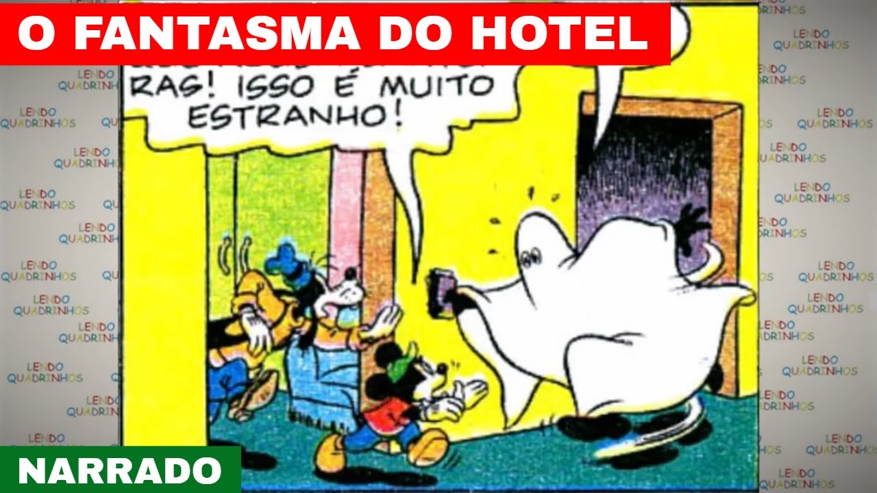 Mickey e Pateta em: Acho que ví um fantasma | História em quadrinhos narrada