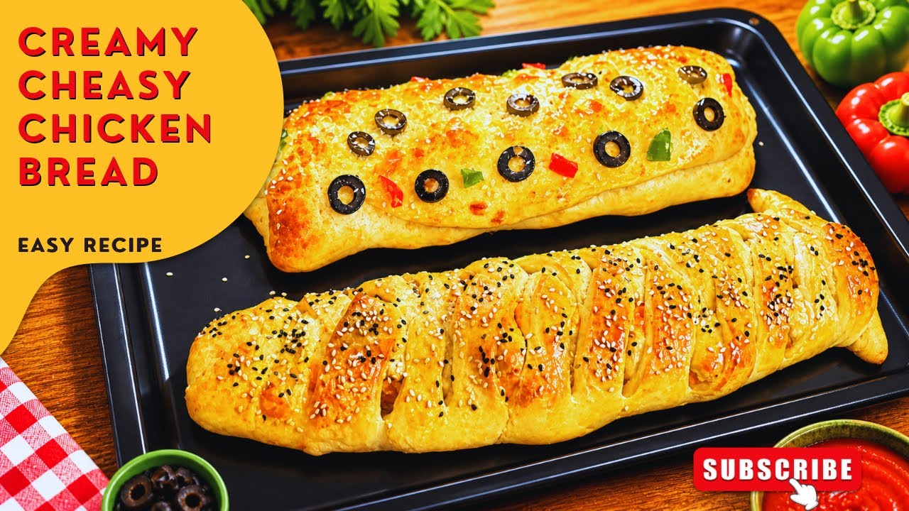 Soft & Creamy Chicken Bread That Melts in Your Mouth | Easy Recipe | Tasty Meals