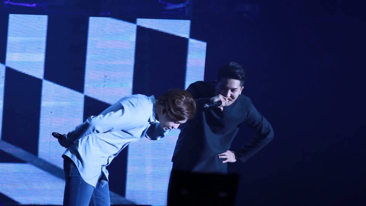 150117 WINNER 위너 남태현 강승윤 송민호  SHANGHAI (태현ride on민호!)