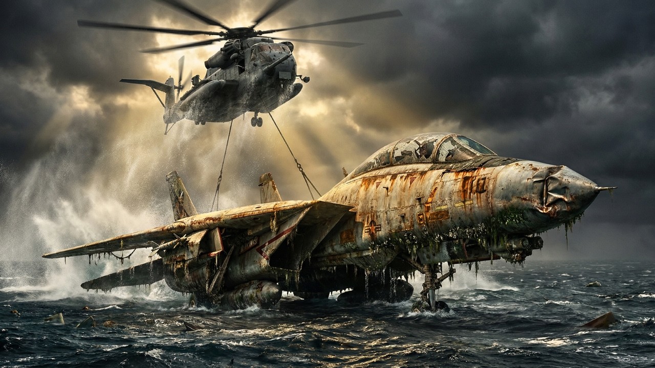We Found a Blue F-14 Tomcat Under the Sea… Then Brought It Back to Life | Full Restoration