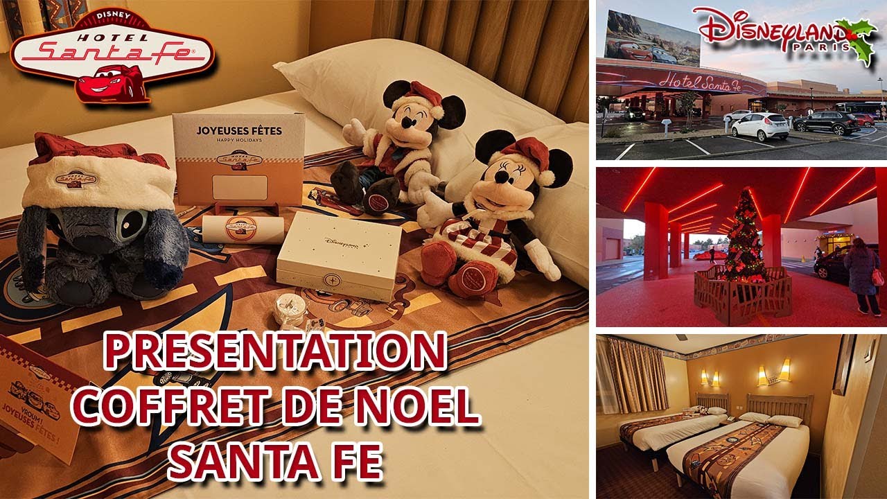 COFFRET DE NOEL HOTEL SANTA FE DISNEYLAND PARIS