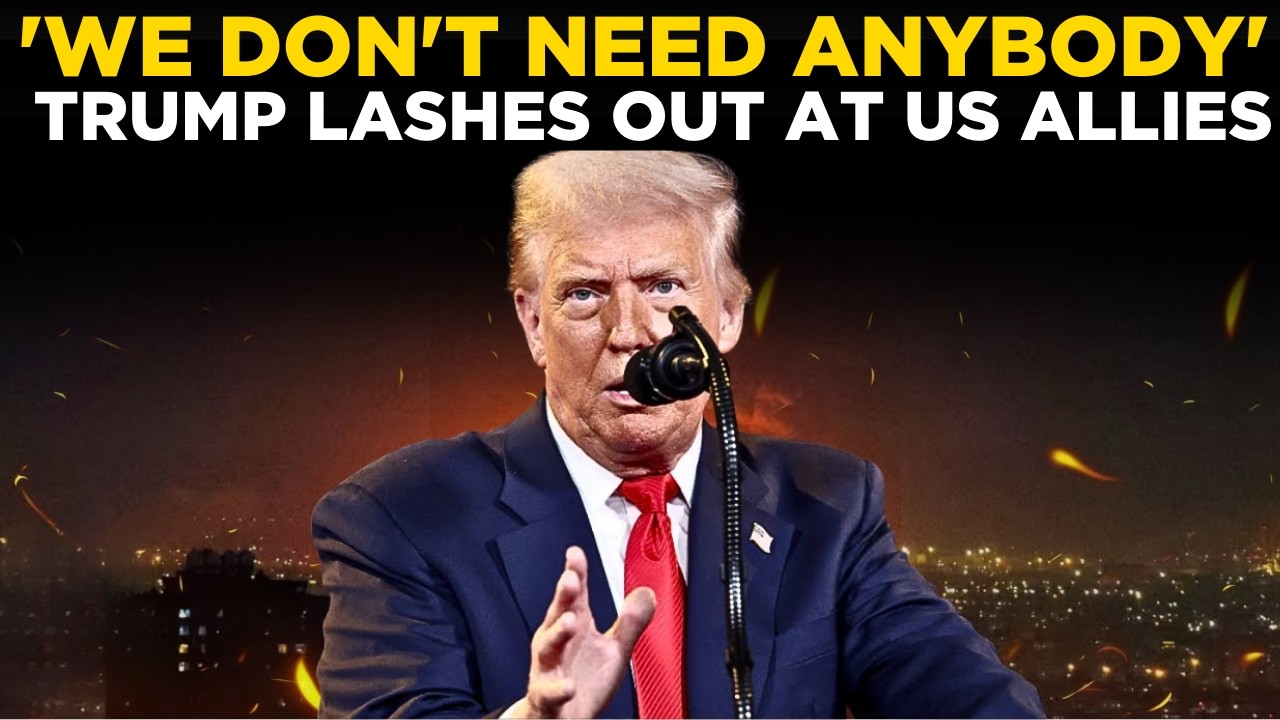 Trump Live | Donald Trump fumes as allies snub call to join Hormuz mission | US Iran War Live