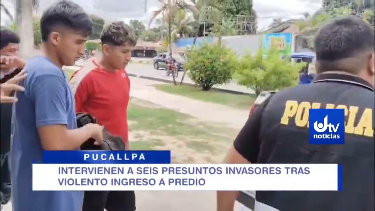 INTERVIENEN A SEIS PRESUNTOS INVASORES TRAS VIOLENTO INGRESO A PREDIO