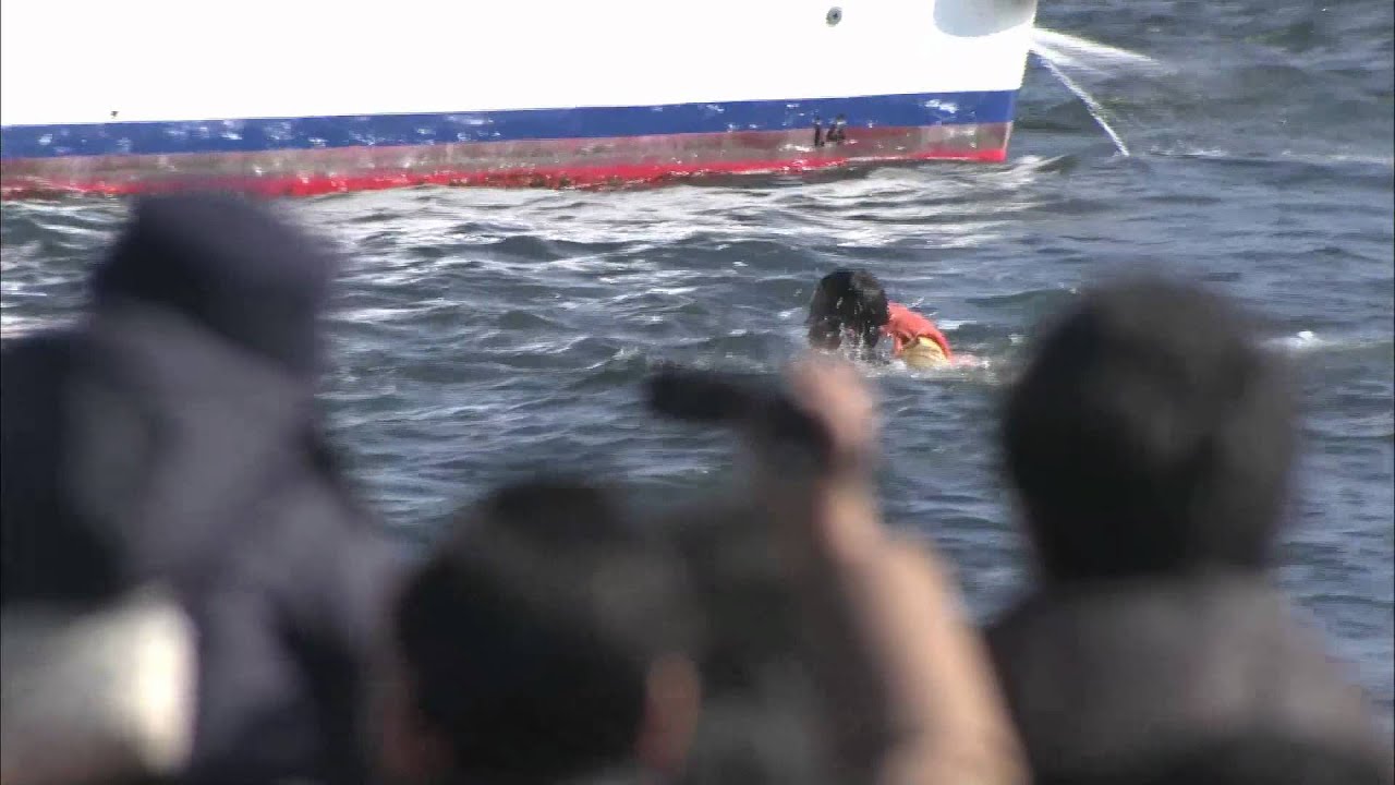 横浜消防出初式2012　消防総合訓練