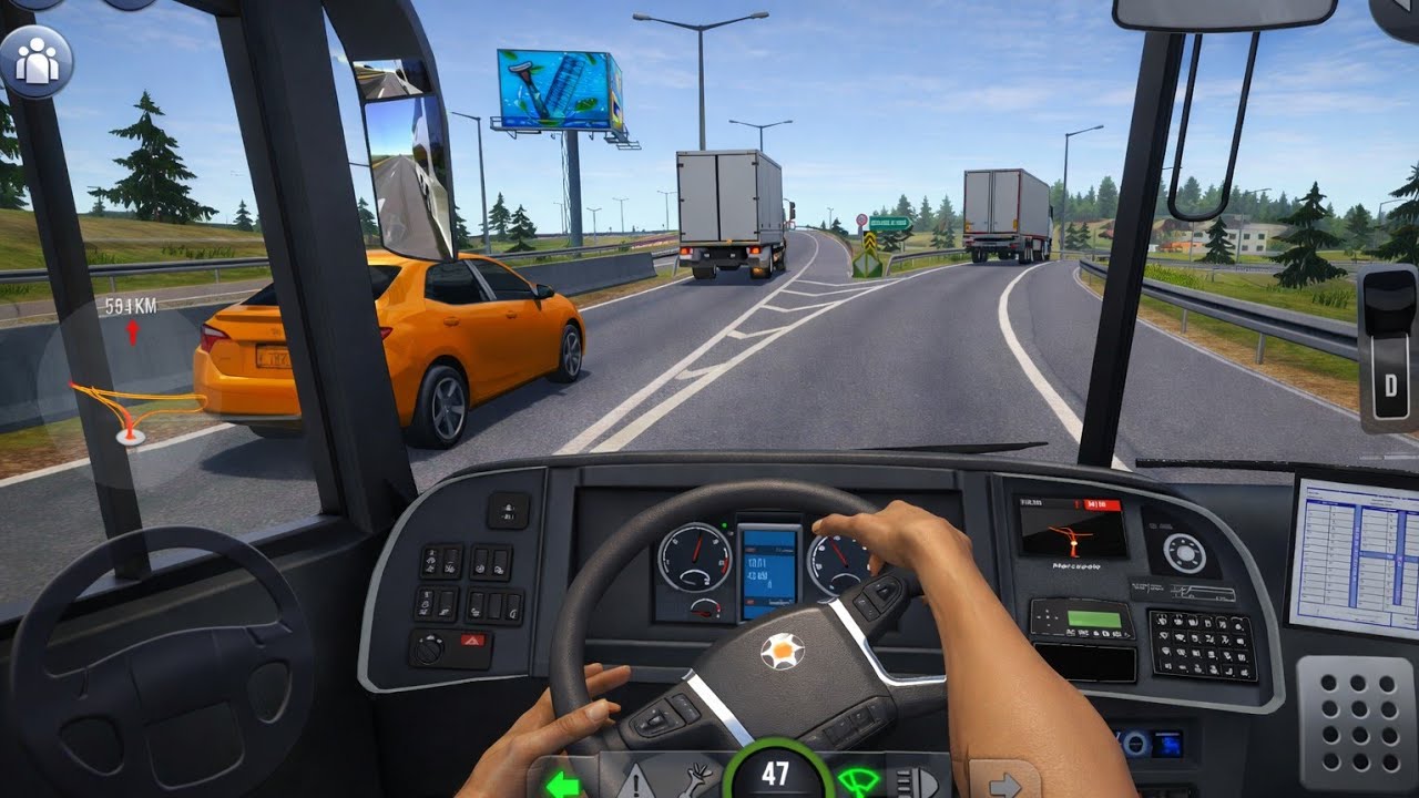 Bus Simulator Ultimate Mobile Gameplay | highway🛣️🏁 | zuuks 