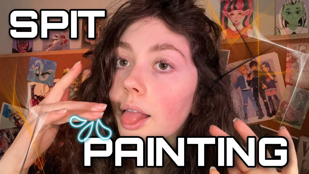 asmr | 1 Hour of Spit Painting ( triggers vary )!