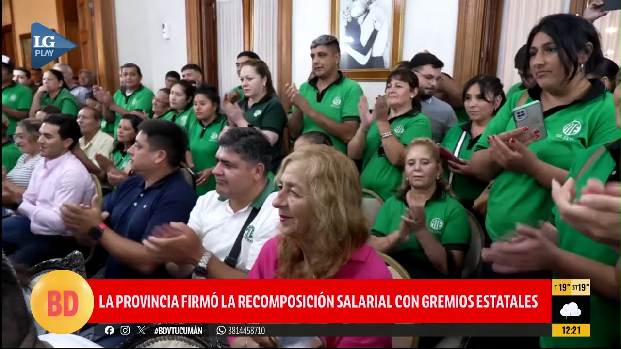 La Provincia firmó la recomposición salarial con gremios estatales