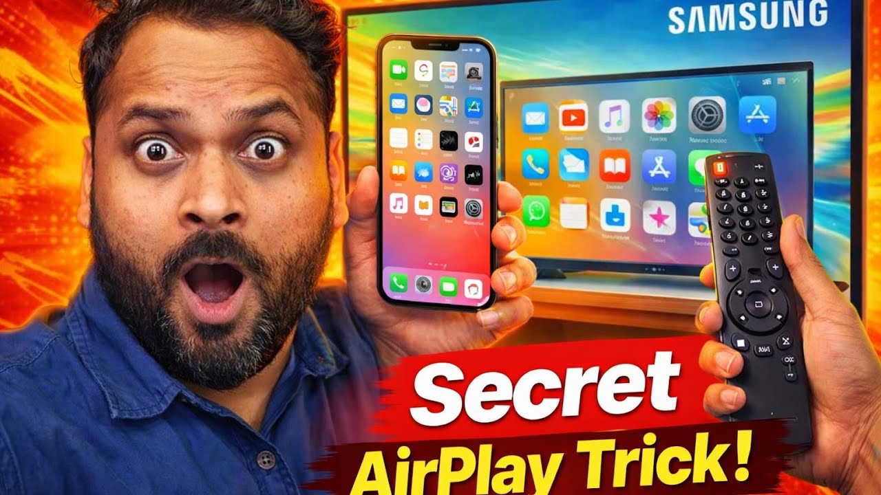 Samsung TV me hidden AirPlay feature aap use nahi kar rahe ho! #samsung #airplay  