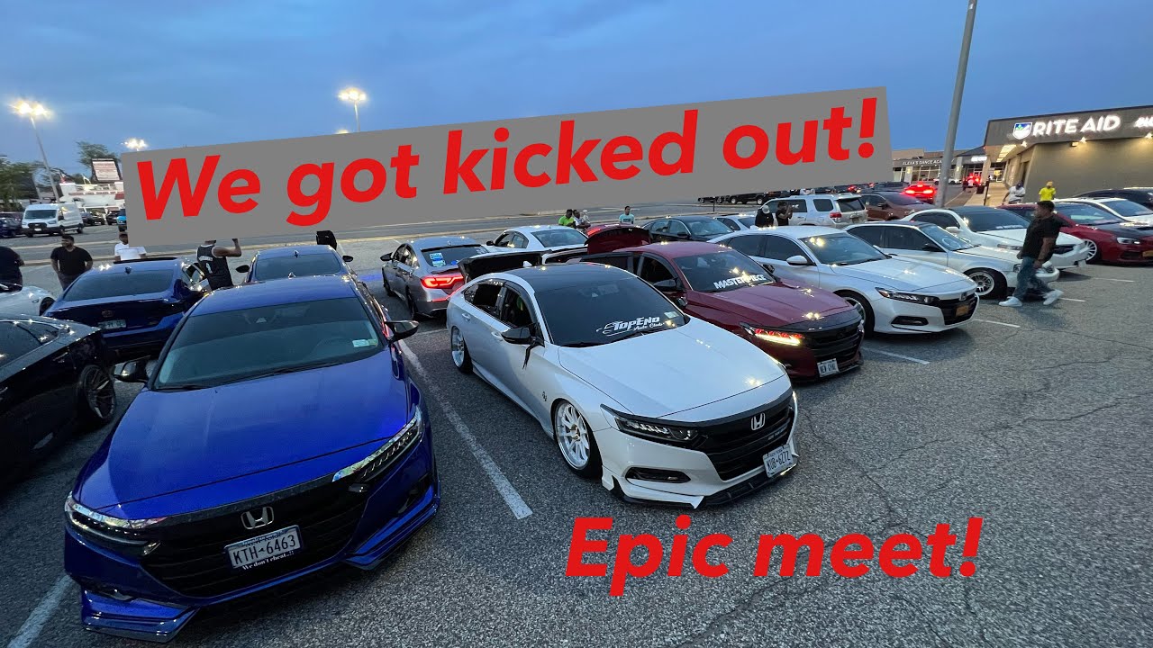 Accord Meet 10-го поколения был просто безумием! Копы нас выгнали!