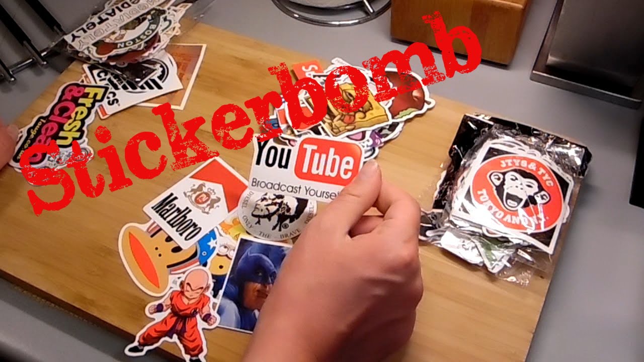 Stickerbomb 300 Stickers From AliExpress Review.