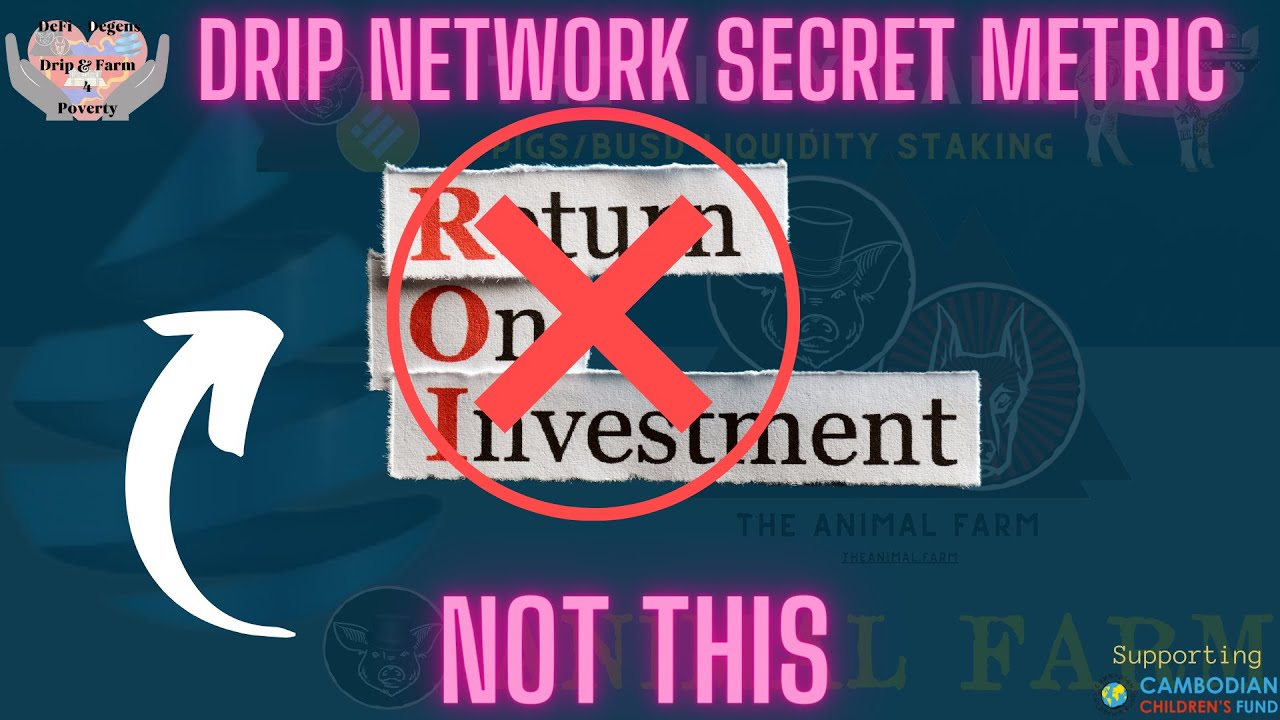 Drip Network price stragtegy understanding ROI isnt enough to be successful what is your COI