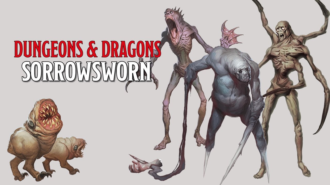 Sorrowsworn are the Shadowfell's most Despair-Twisted Creatures