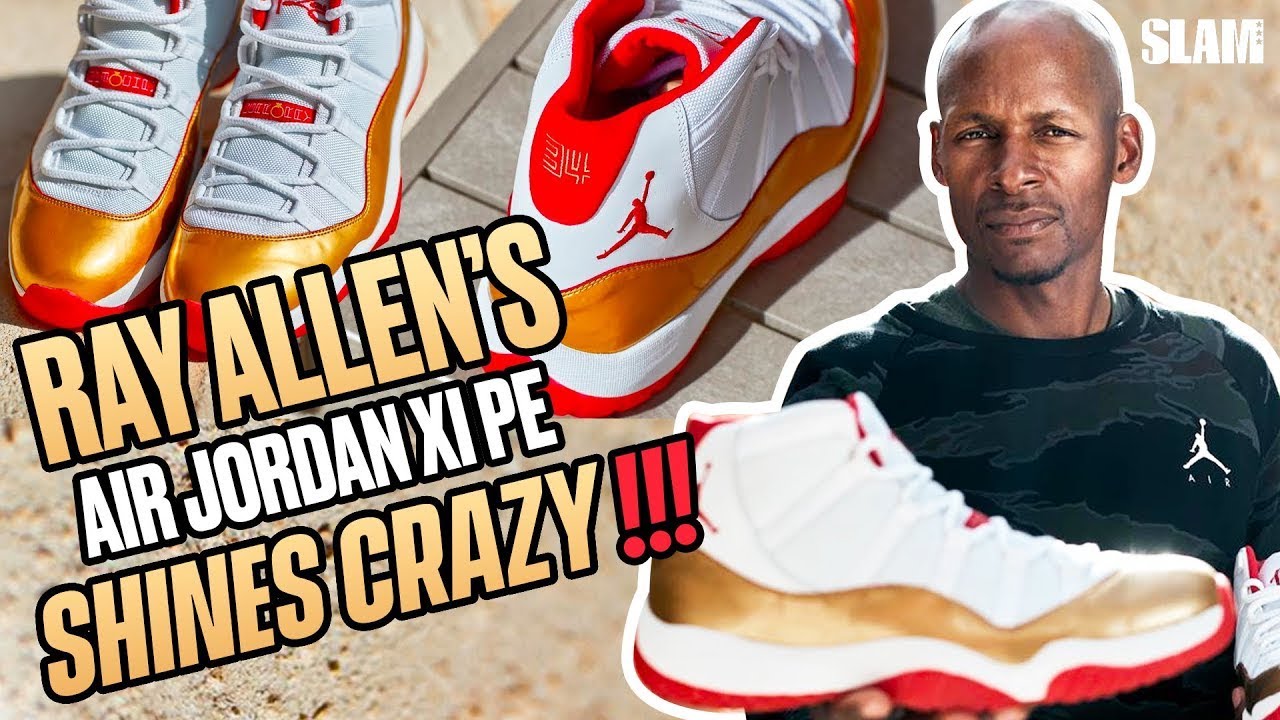 Ray Allen's Incredible, RARE Air Jordan XI PEs are Insane!!! | SLAM Kicks