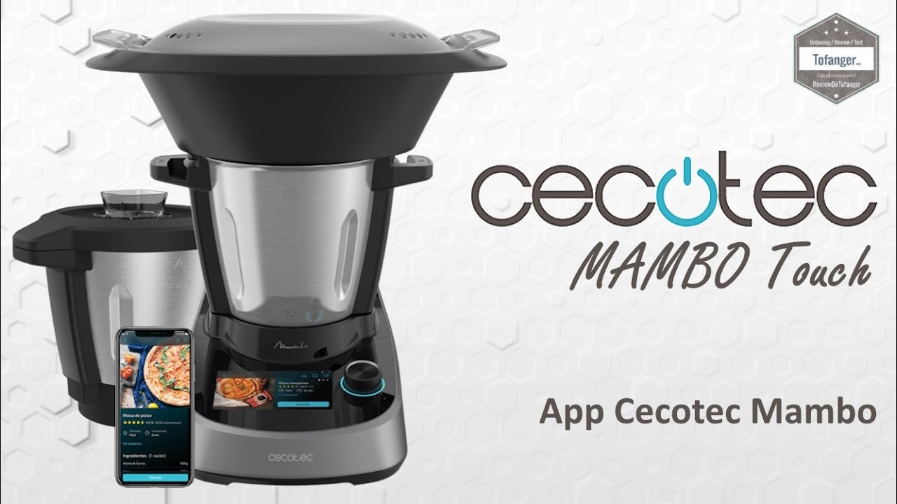 Кухонный комбайн Cecotec Mambo Touch Connected ❤️ Приложение Mambo Touch — Android и iOS —Распаковка