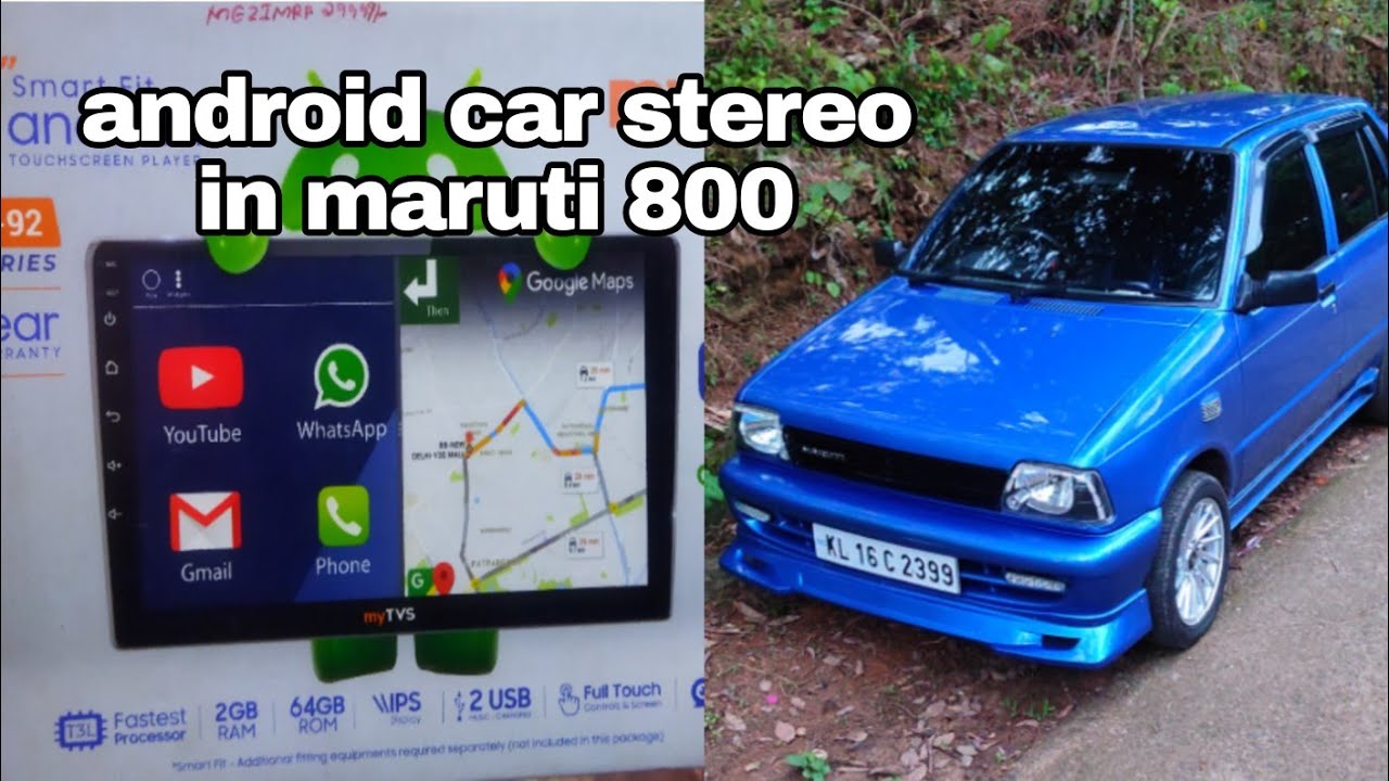 HOW TO INSTALL ANDROID CAR STEREO IN MARUTI 800