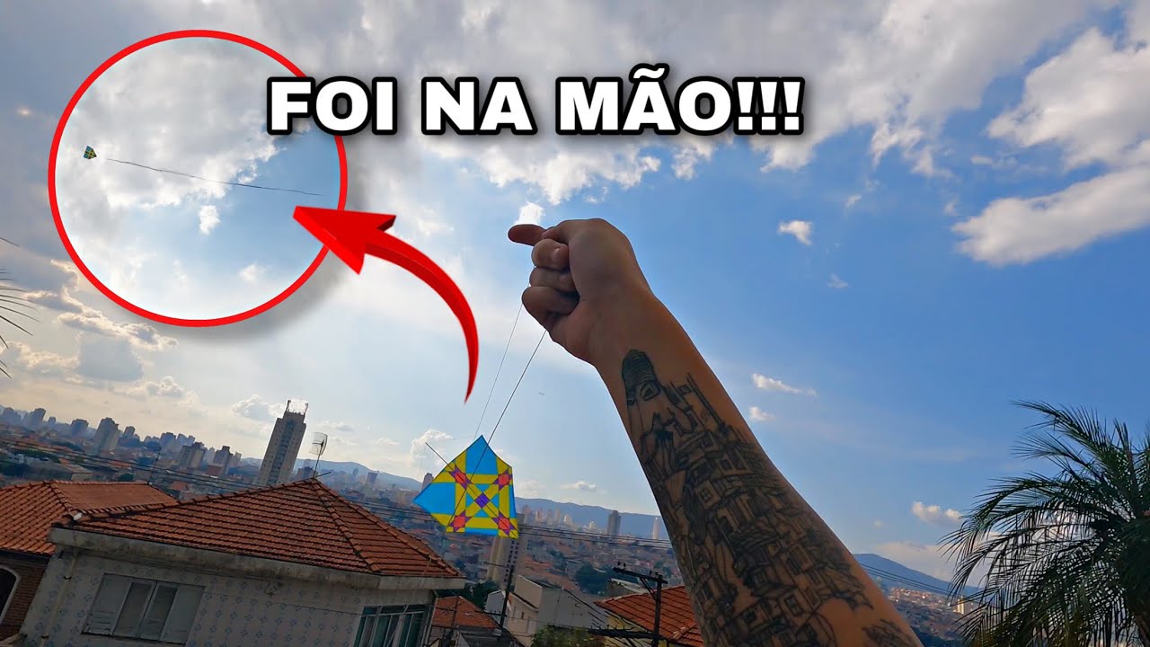 Soltando Pipão Lápis do Alto da Laje - Foi Embora Cheio da Linha Depois de Aparar o Rabioludo