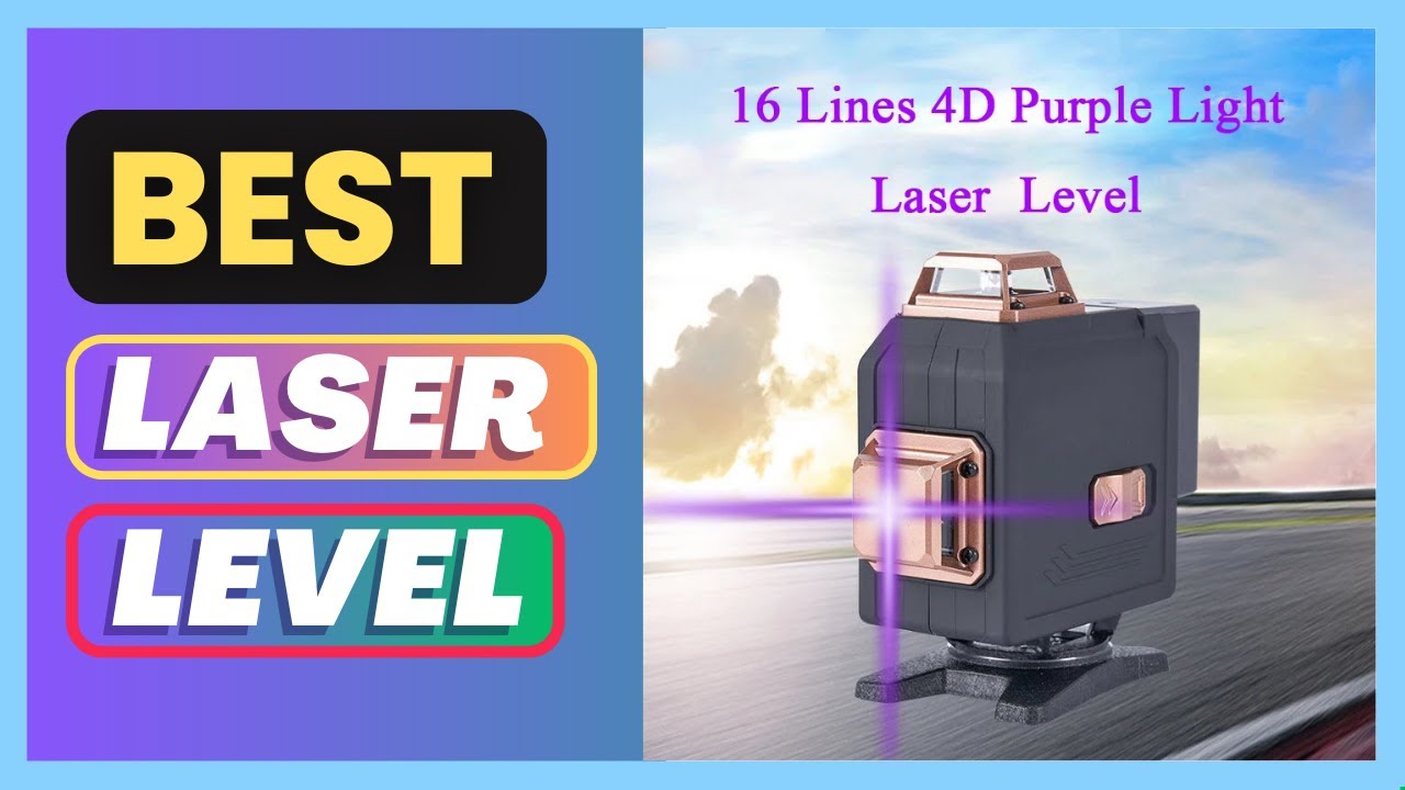 Best Laser Level 3D 4D 8/12/16 Line Powerful Purple Light