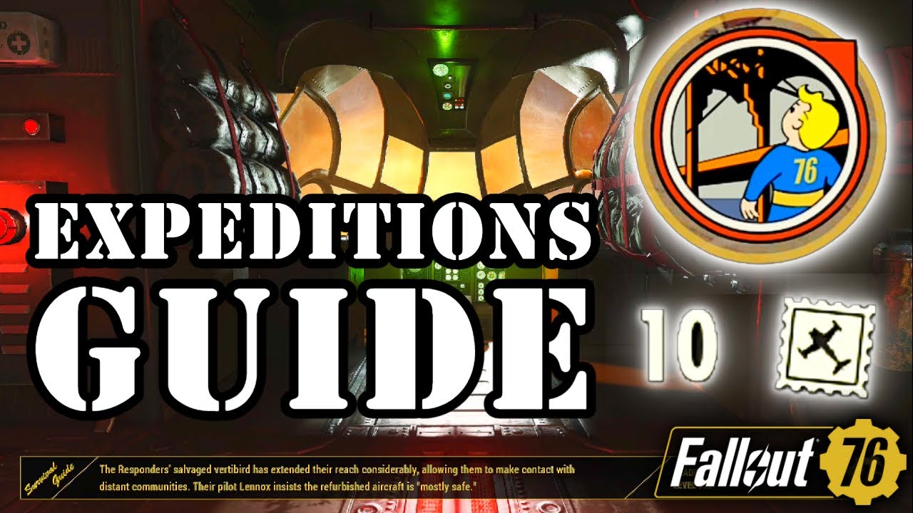 Expeditions - Full Guide - Don't Miss on STAMPS - Fallout 76