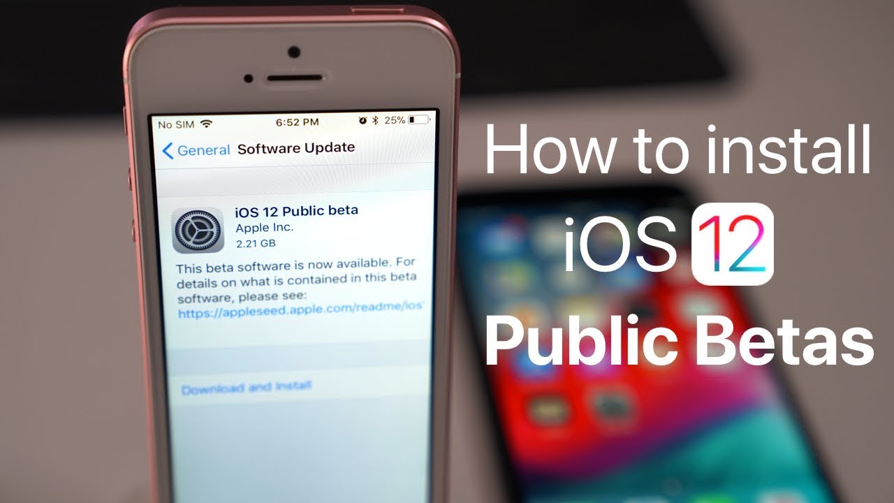 How To Install iOS 12 Public Betas