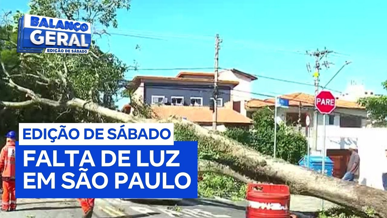 Mais de 400 mil imóveis continuam sem energia elétrica em São Paulo