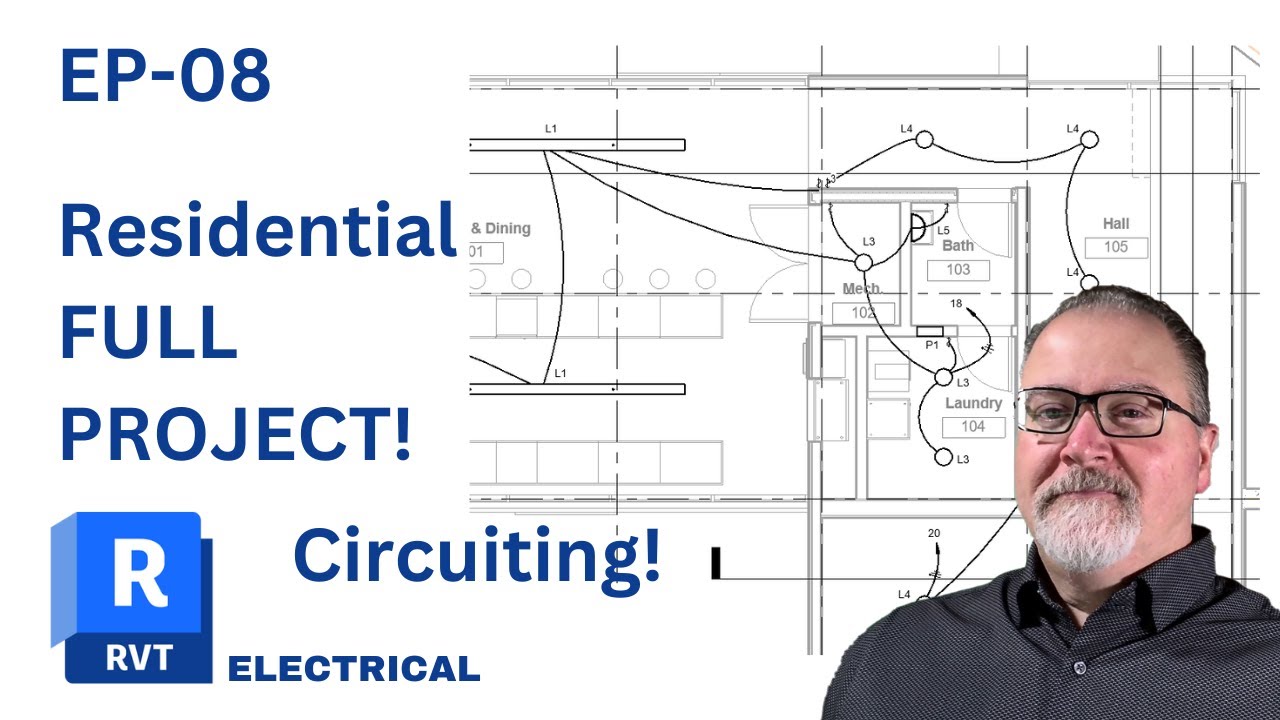 REVIT MEP FREE COURSE!! EP-08 - Lighting Circuiting Tips! - Electrical Tutorial